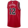 Chicago Bulls Ayo Dosunmu 12 Nike 2022-23 Icon Edition Punainen Miesten Pelipaidat Swingman